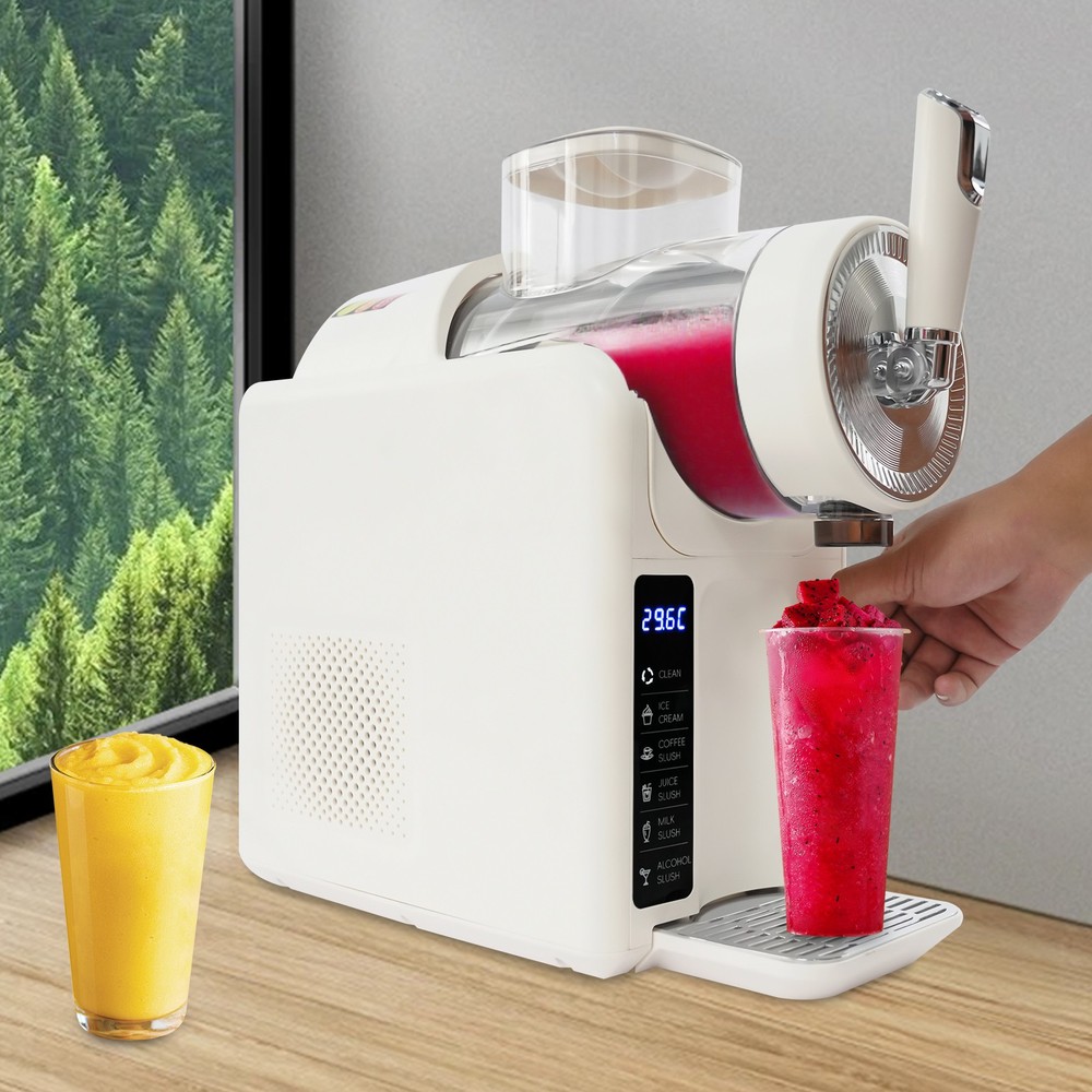 Frozen Drink Machine,shaved Ince Machine With Self-cleaning Function Beige