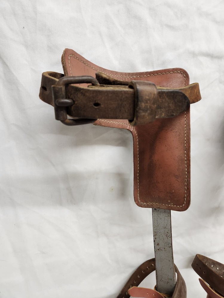 Buckingham Lineman Adjustable Pole Tree Climbing Gaffs/Spikes Model 9403 Pair