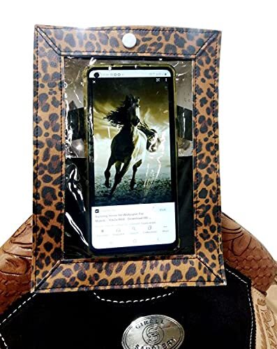 Showman Smart Phone Case w/ Cheetah Print for Saddle