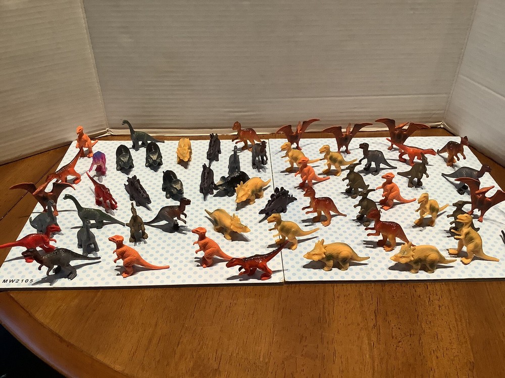 55 Pcs Unique Realistic Dinosaur Figures (mini) lot