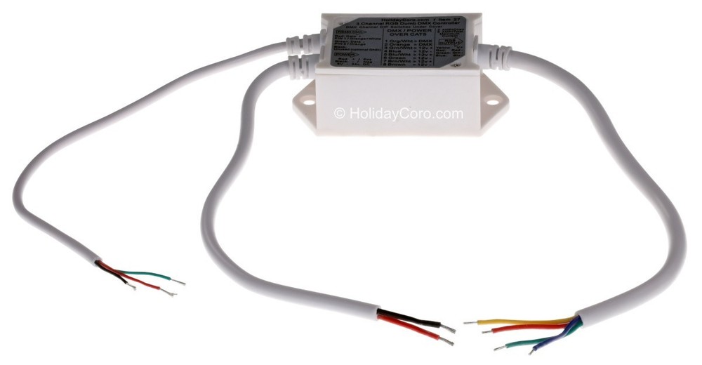 3 Channel DMX512 Decoder RGB PWM Dimmer DMX LED Strip