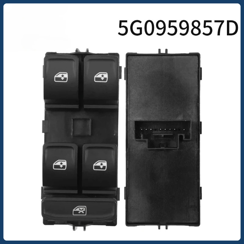 5G0959857D Master power Window Control Switch For VW Golf Passat For Seat Leon