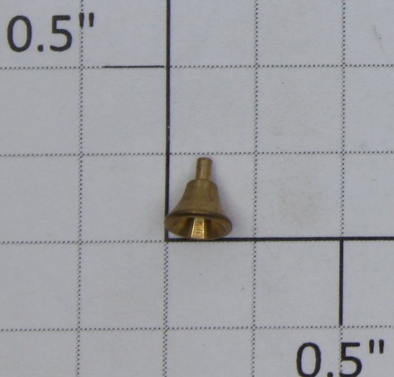 K-Line K3602-M036G 5/32" Small Brass Bell