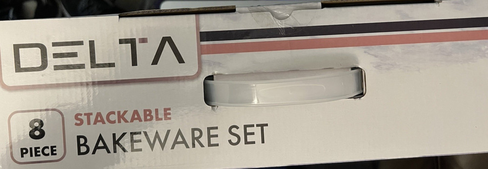 Delta 8 Pc. Stackable Non-Stick Bakeware Set