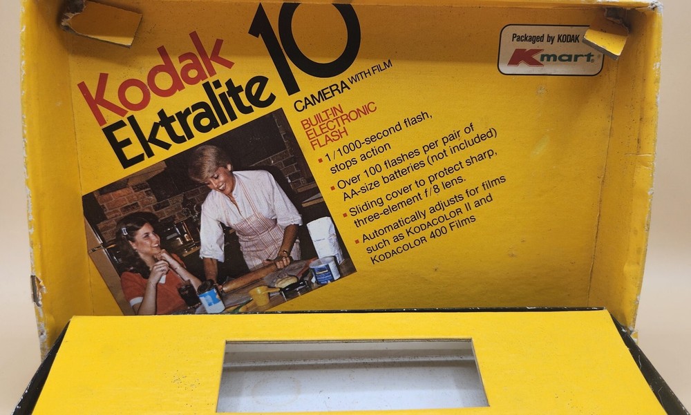 VINTAGE Kodak Ektralite 10 Camera BOX ONLY