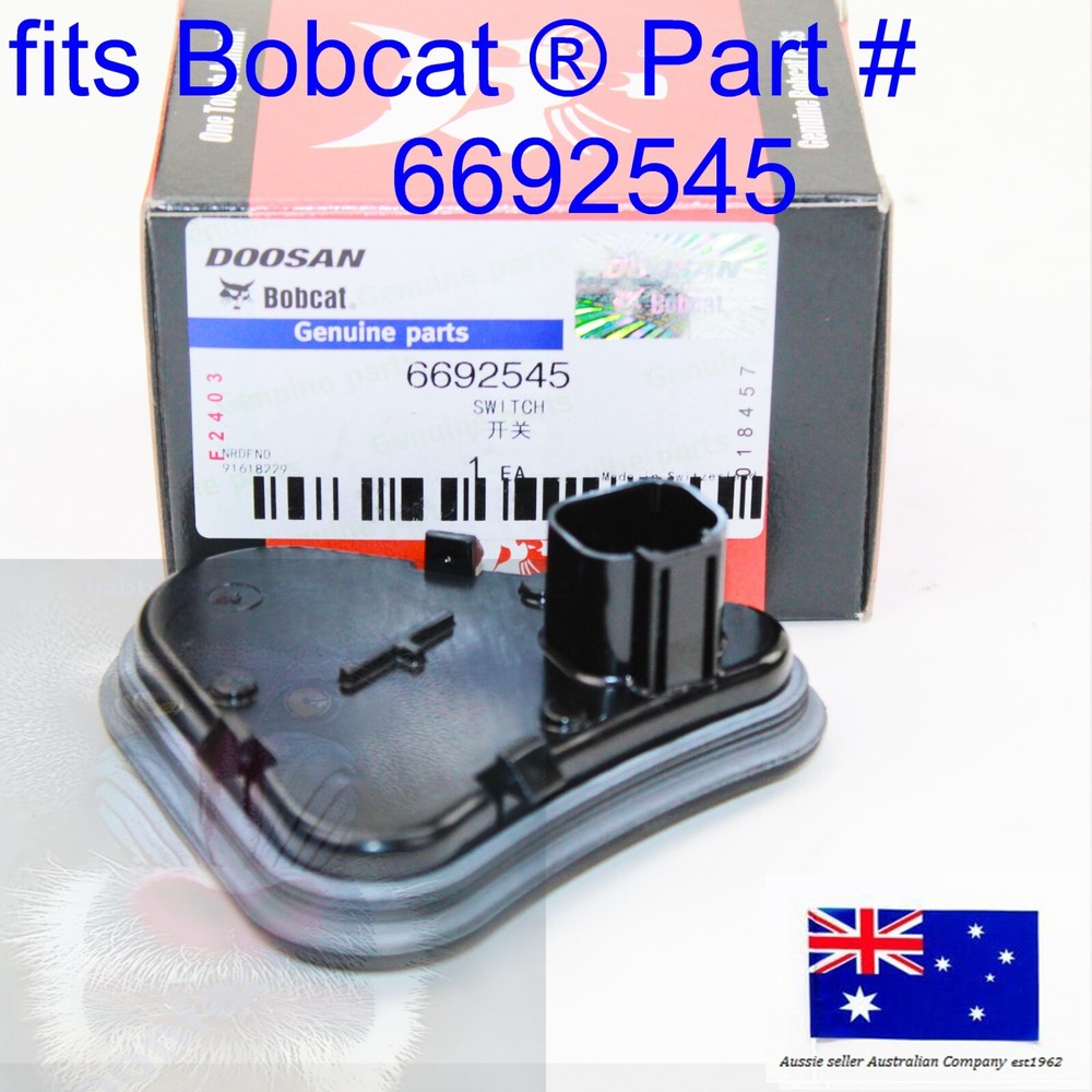 Bobcat Press To Operate Traction Lock Override Switch Panel Green Button 6692545