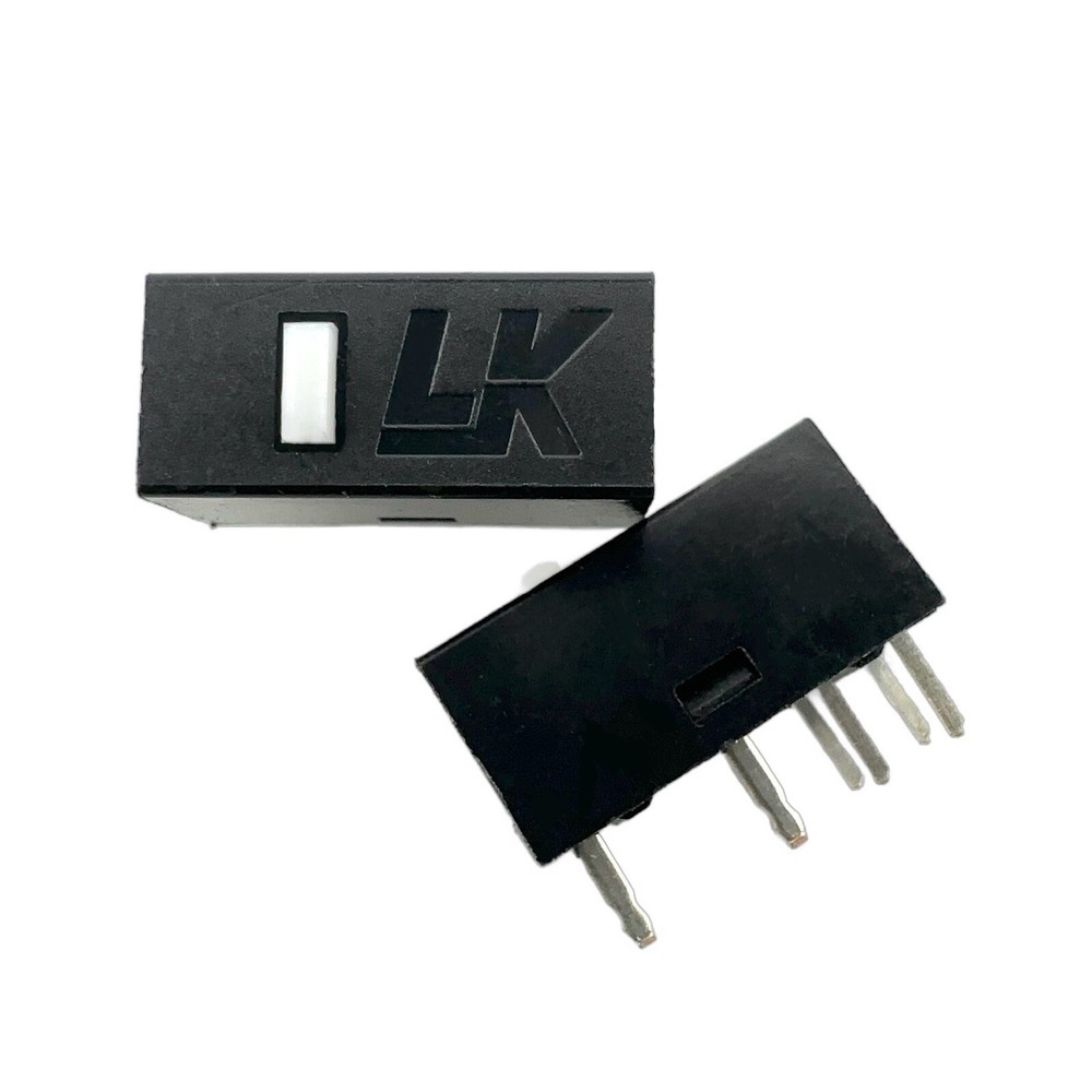 LK Optical White Dot 5-Pin Mouse Micro-Switch (2 Pieces)