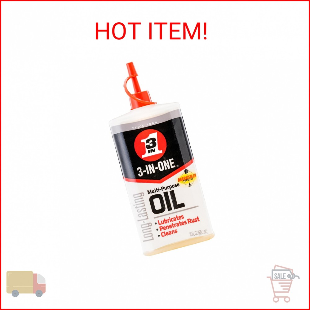3-IN-ONE Multi-Purpose Oil, 3 OZ