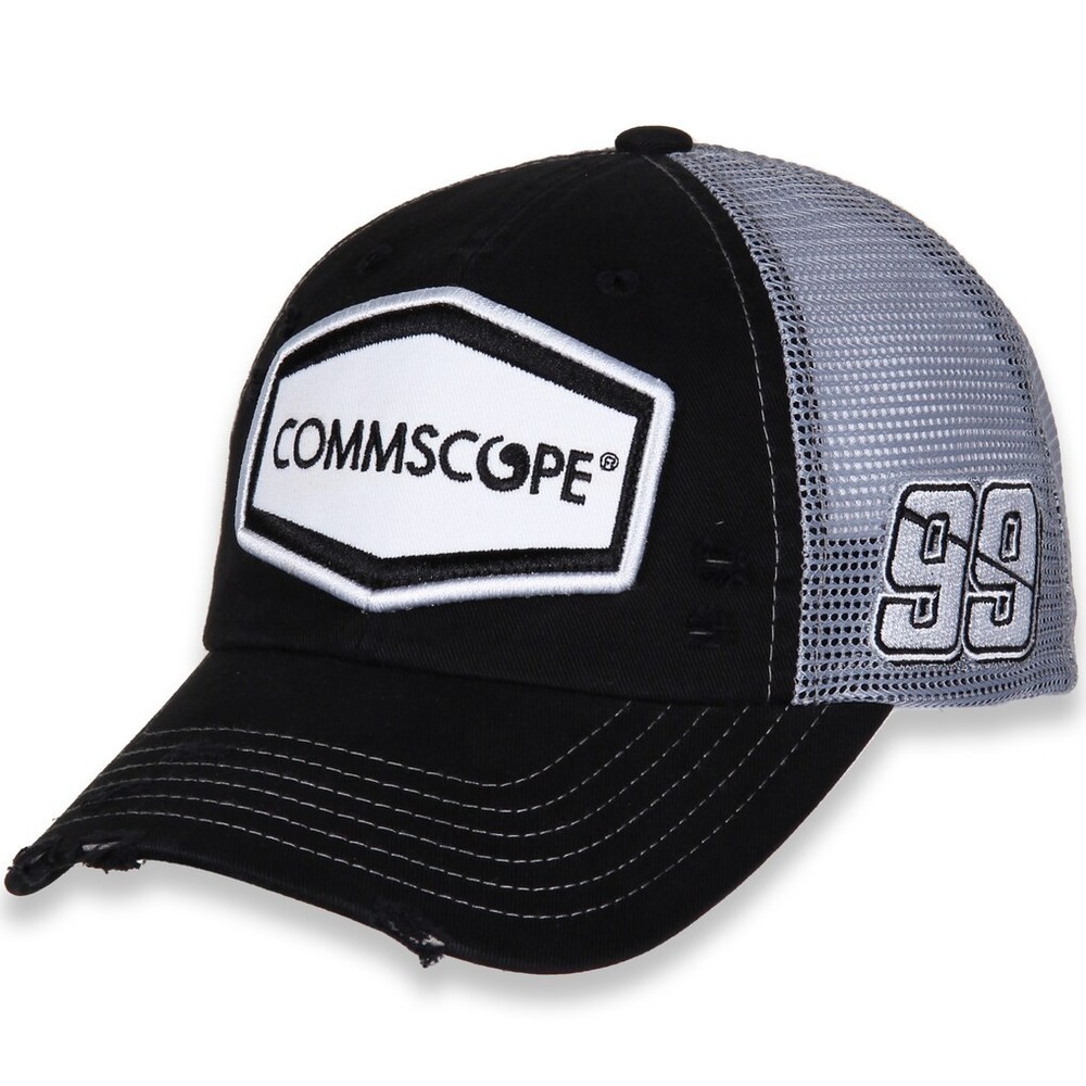 Daniel Suarez Checkered Flag CommScope Vintage Patch Snapback Adjustable Cap Hat