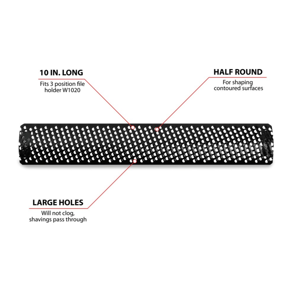 Performance Tool W1023 Half Round File Blade Adjustable Handle Precision Tool