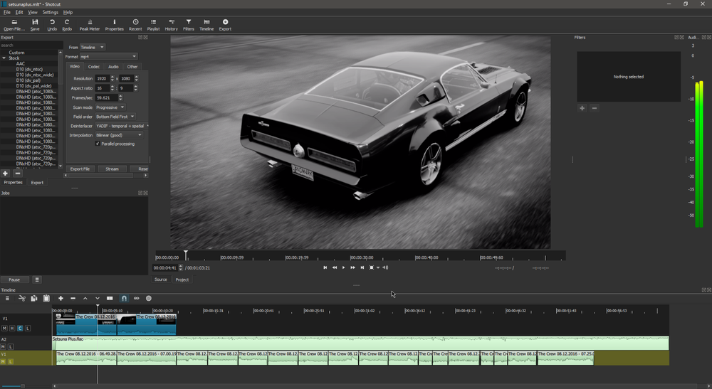 Shotcut Professional Video Editing Software Program-HD-4K Movie-Windows/Mac-US B