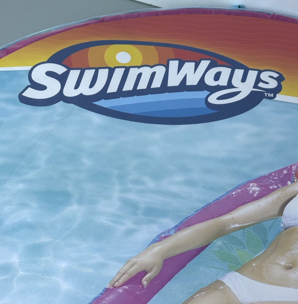 Swimways Spring Float Pool Lounger 250 lb Weight Capacity NIP