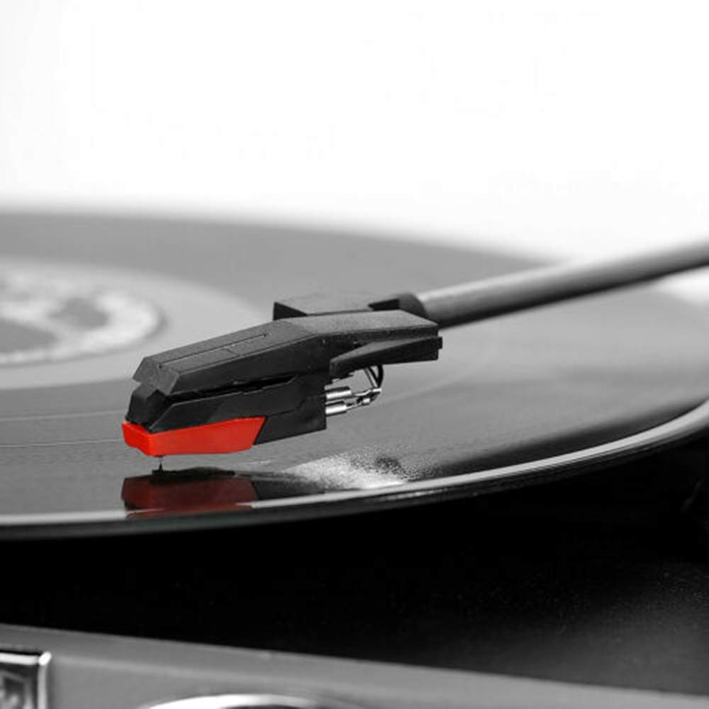 6 Pack Record Player Needle, Diamond Replacement Stylus Needle for 6, Red