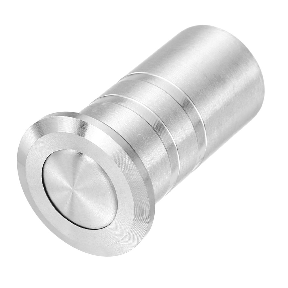 0.51" Door Latch Dust Protector, Dust-Proof Sliding Lock Insert, Silver