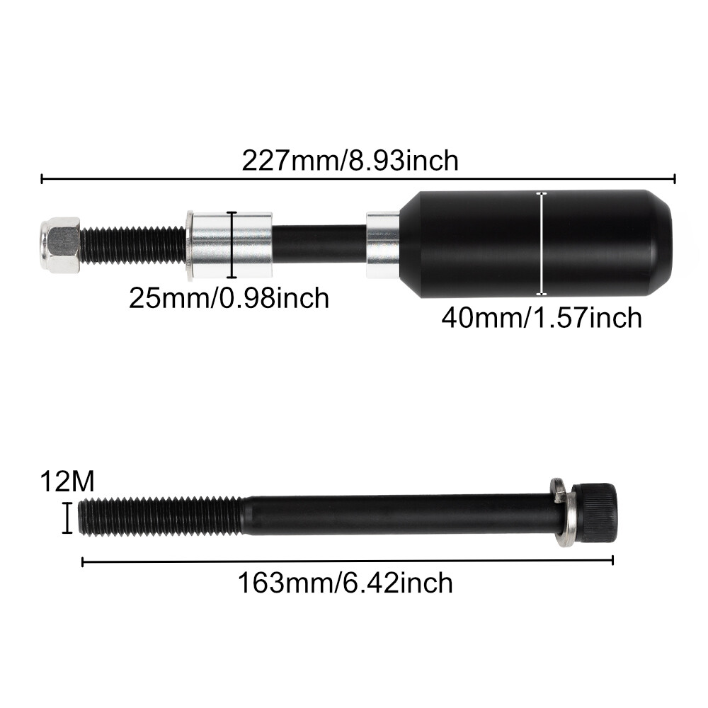 Black Guards Crash Bar & Frame Slider For Harley Dyna Super Glide FXD FXDC FXDB