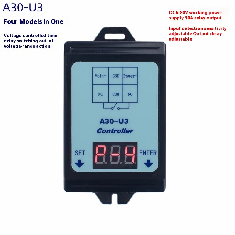 A30-U3 DC Voltage Relay Detection Control Delay Switch Interval Action