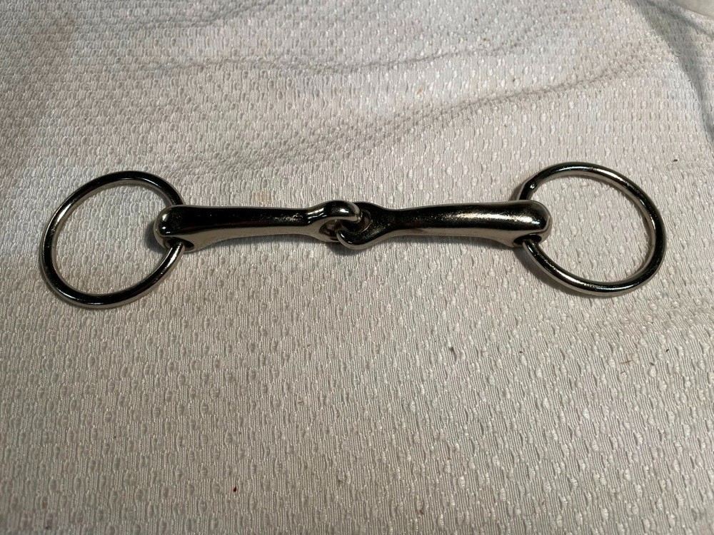 4.50 inch Loose Ring Snaffle Horse Bit