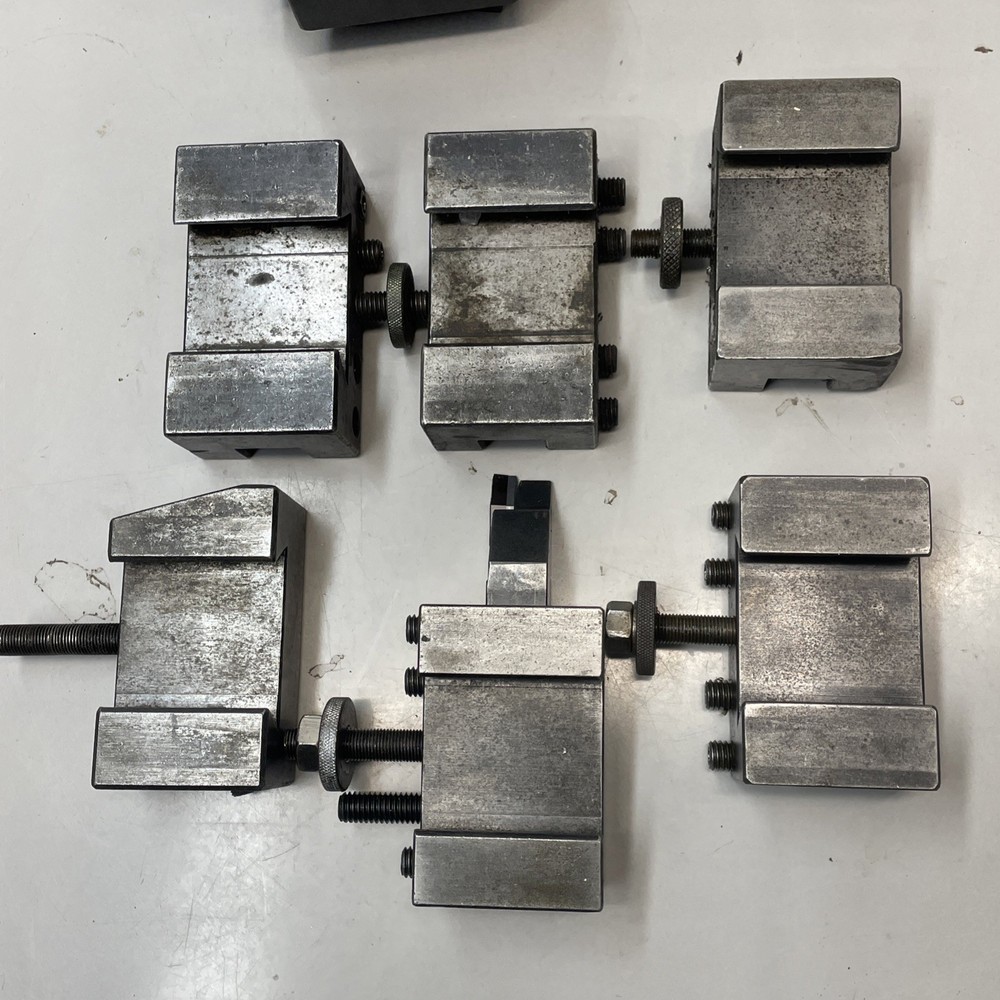 ALORIS CXA SERIES QUICK CHANGE LATHE TOOL POST WITH 6 TOOL HOLDERS