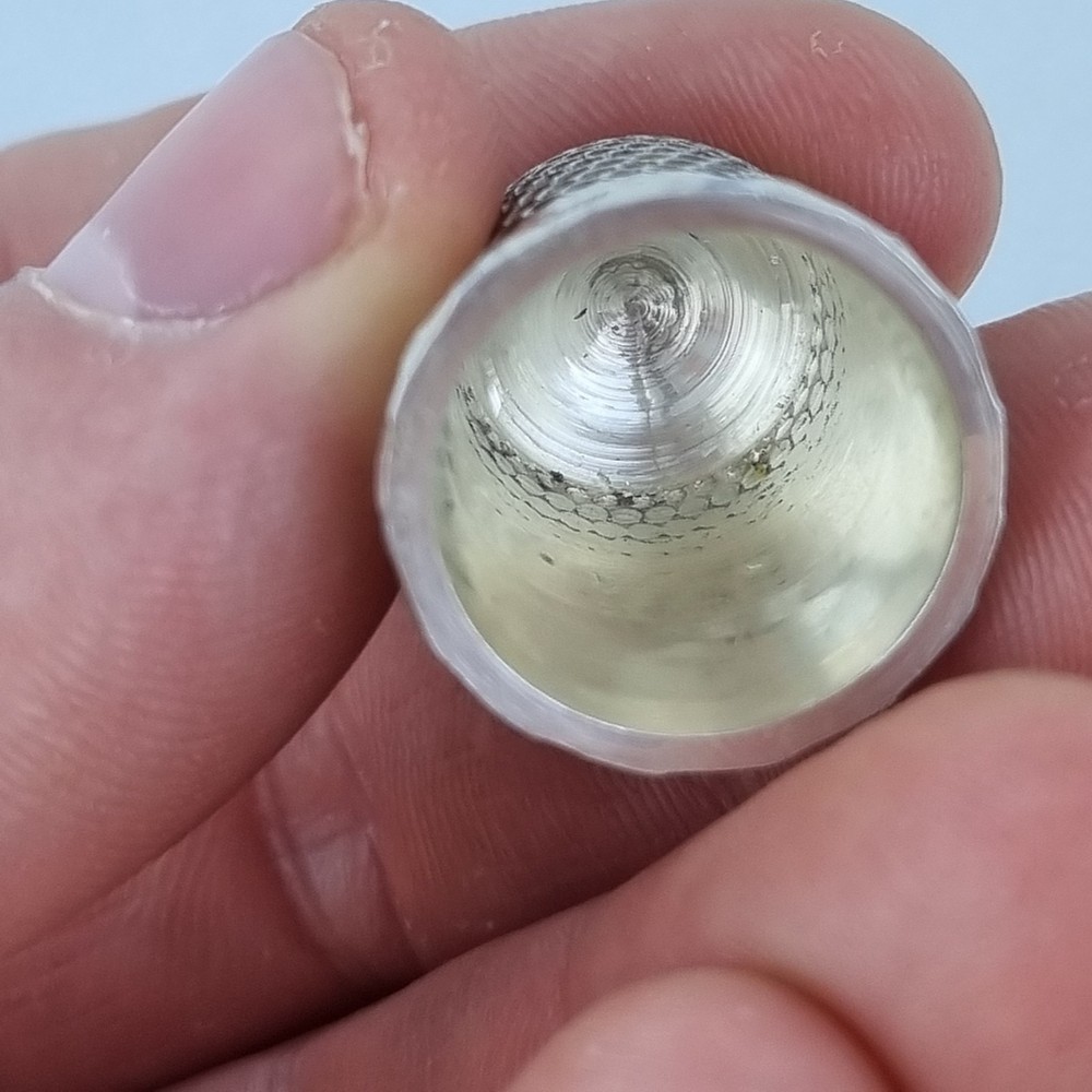 Vintage Solid Silver Thimble Birmingham 1988 Swann Thimbles