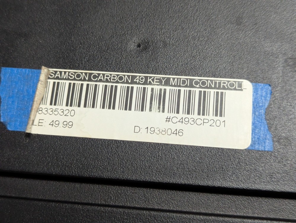 Samson Carbon 49 USB White MIDI Keyboard Software Controller