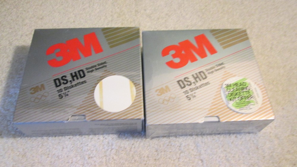 2 boxes of 10 3M DS HD computer discs
