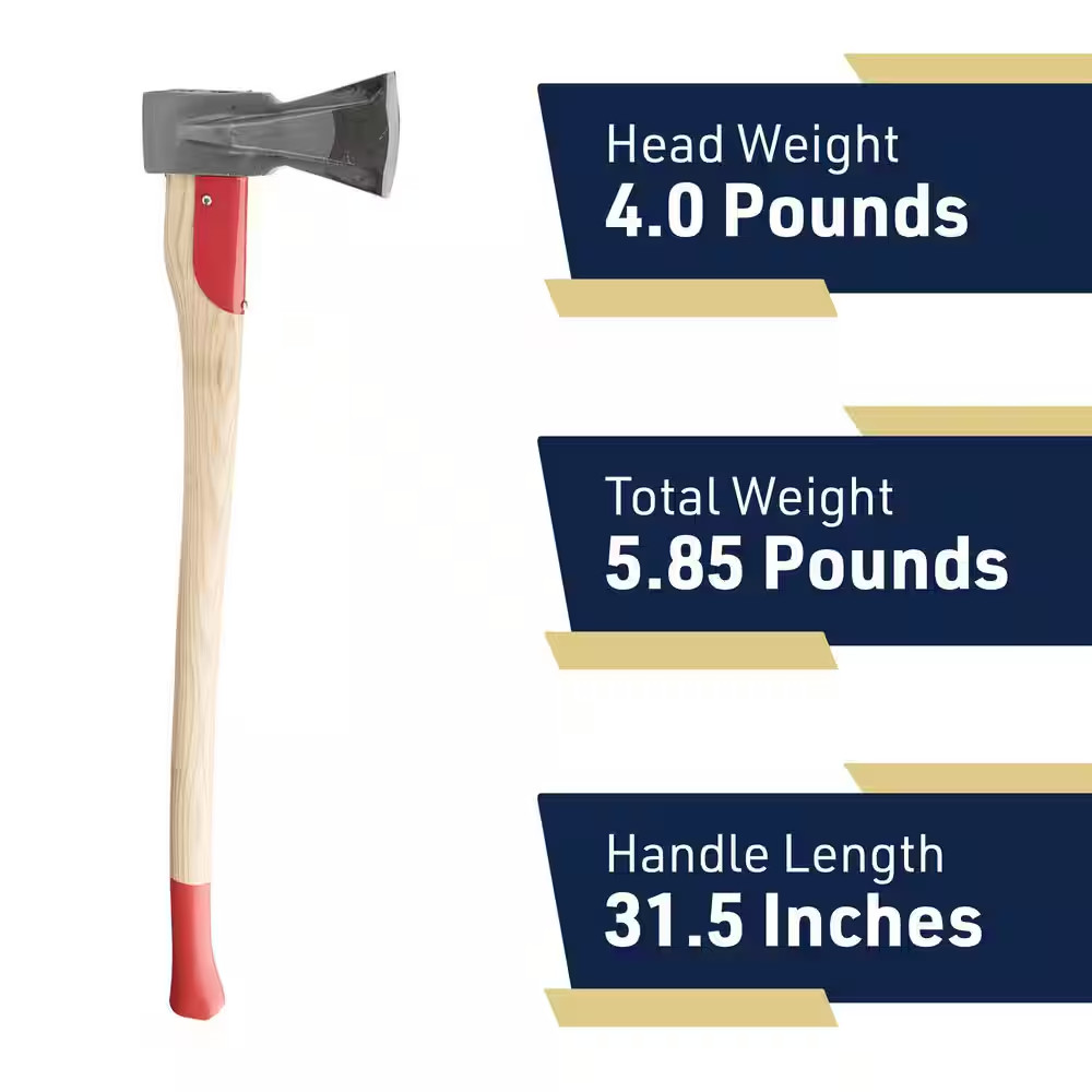31 In. Handle Splitting Maul Axe-Caulk Gun