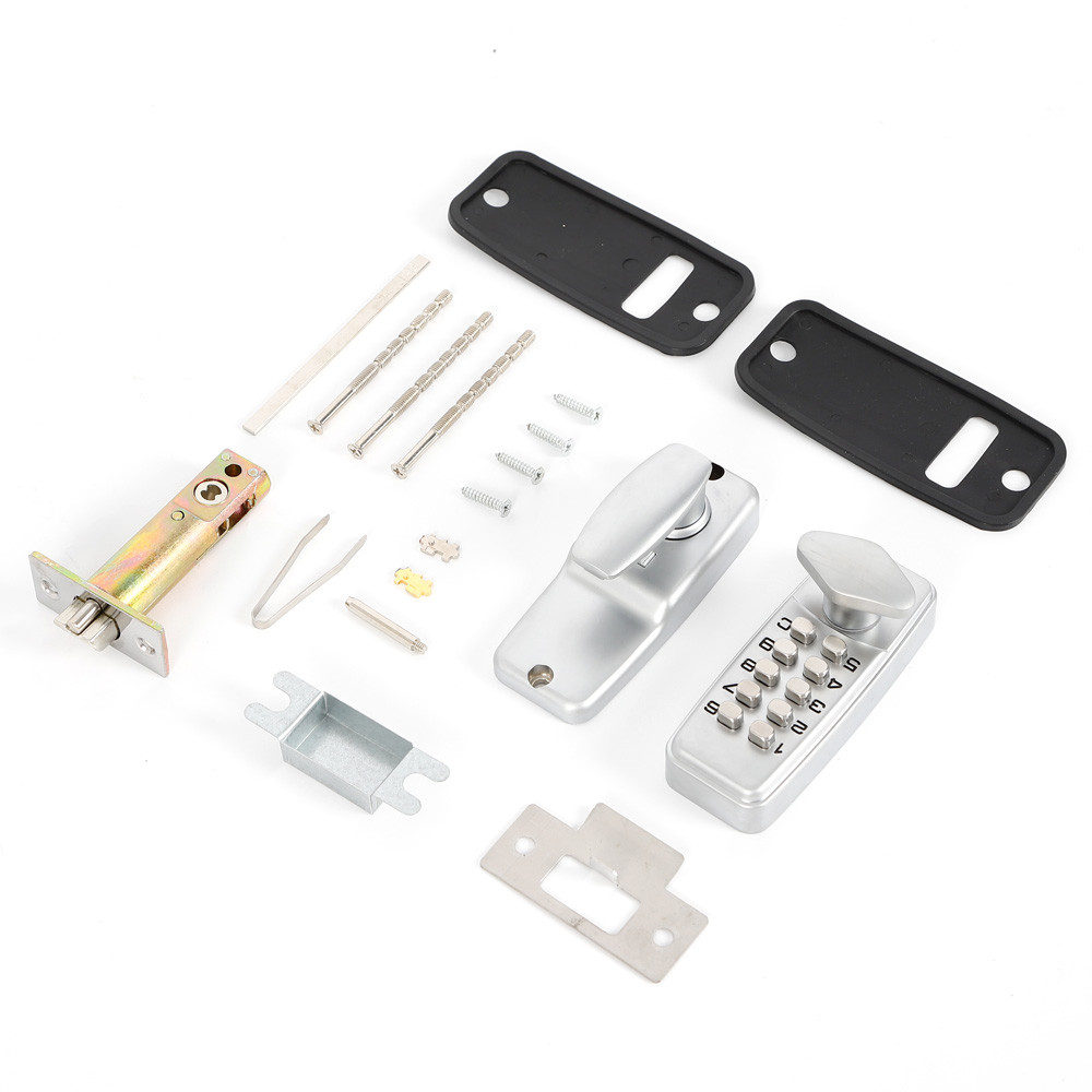 Mechanical Door Lock Keyless Knob Keypad Digital Code Password Entry Combination