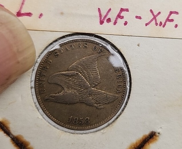 1858 Flying Eagle Penny Small Letters