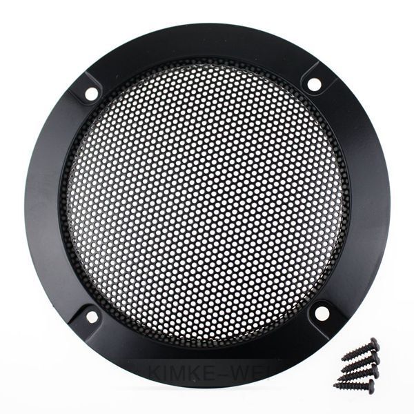 2x 3"Inch Matt Type Circle Speaker Decorative Circle With Protective Grille DIY