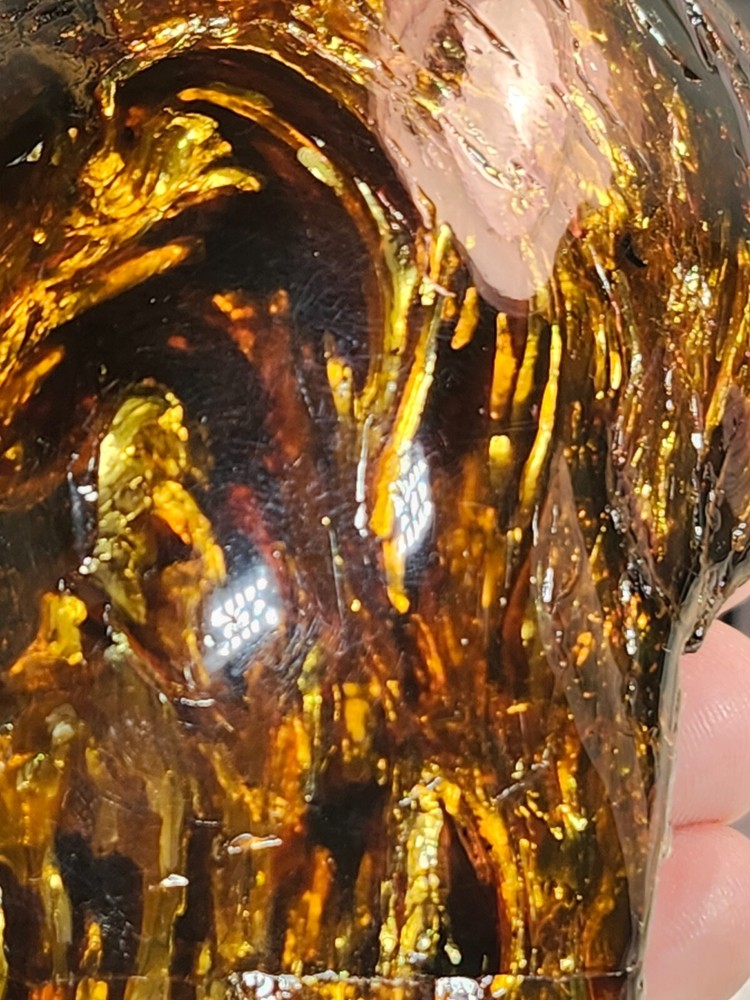Lion's Mane Amber, Sumatra, Indonesia