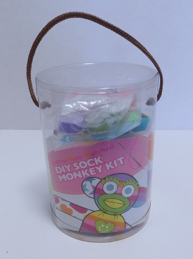 Little Miss Matched DYI Sock Monkey Kit
