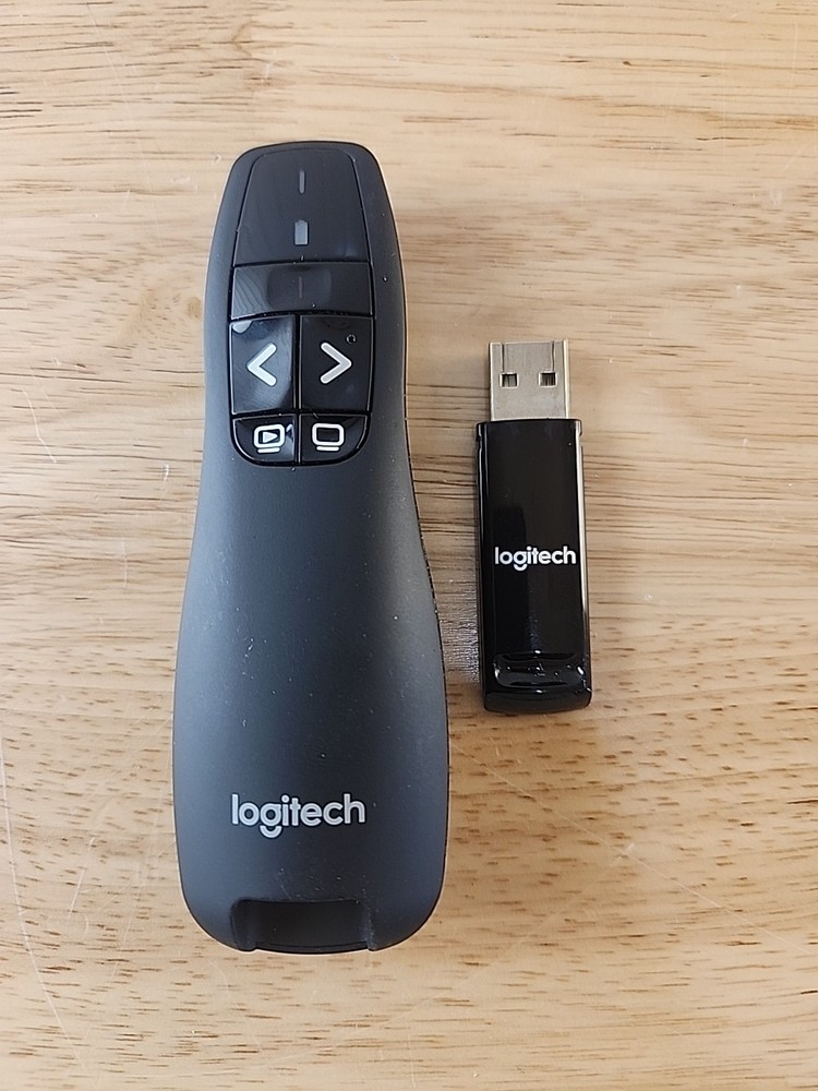 Logitech R400 Remote Wireless Presenter Laser Pointer