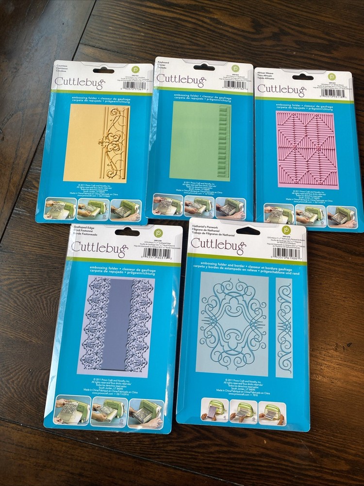 Cuddlebug Embossing Folder A Lot Of Five