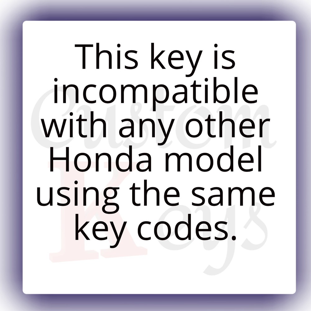 Honda Ruckus Keys Replacement Key Cut by Code A00-A99 B00-B99