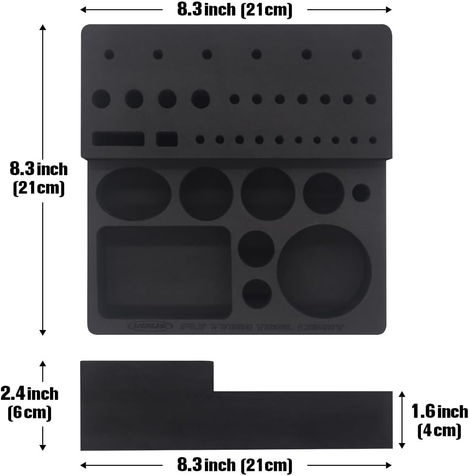 Fly Tying Tool Organizer - Holds 20 Spools & 10 Accessory Boxes
