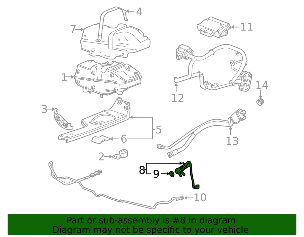 Genuine GM Reductant Fluid Injector 12696018