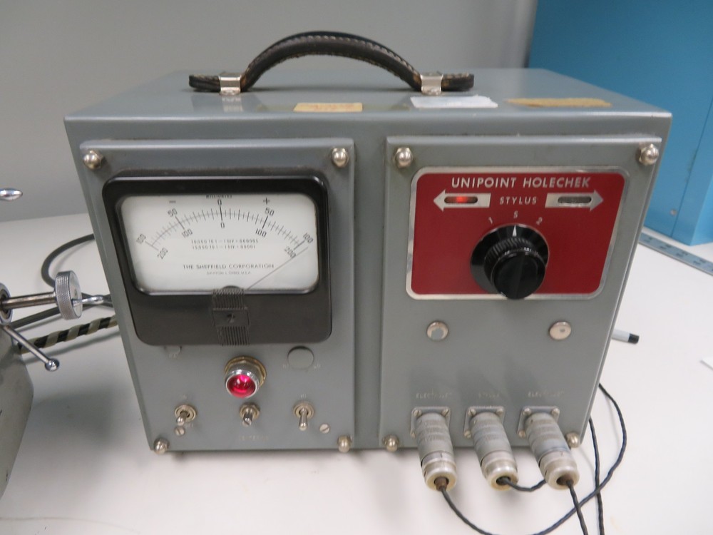 Sheffield Accutron Unipoint Holecheck (small hole calibrator) w/ tips - BG-3