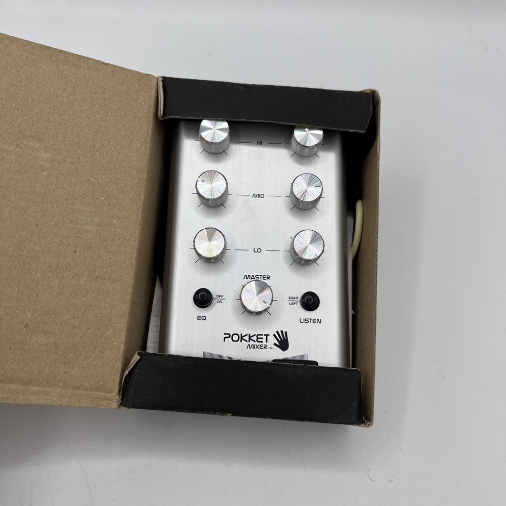 POCKET MIXER Mini-DJ-Mixer (Silver)