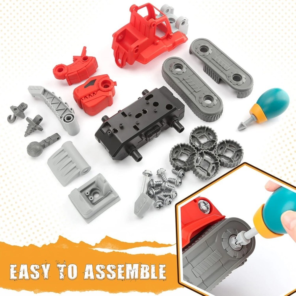 5 Pack Take Apart Dinosaur Toys