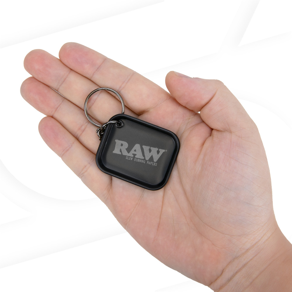 RAW Black Tiny Tray Keychain | 1 unit