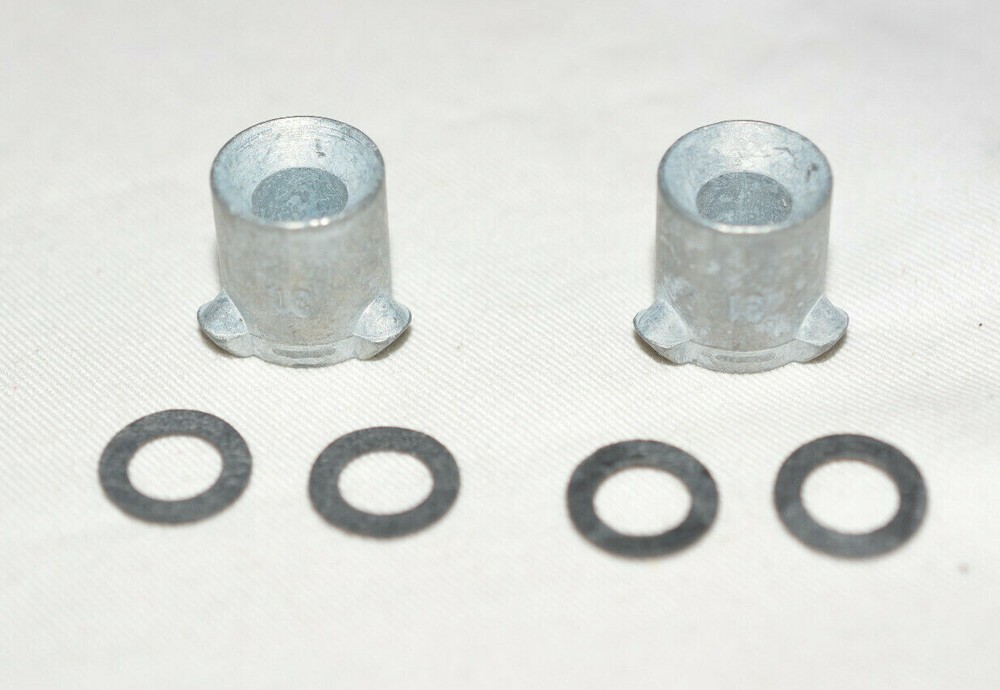 (Pair) .037" Squirter Discharge Pump Nozzle & Gaskets - Fits: Holley Carb