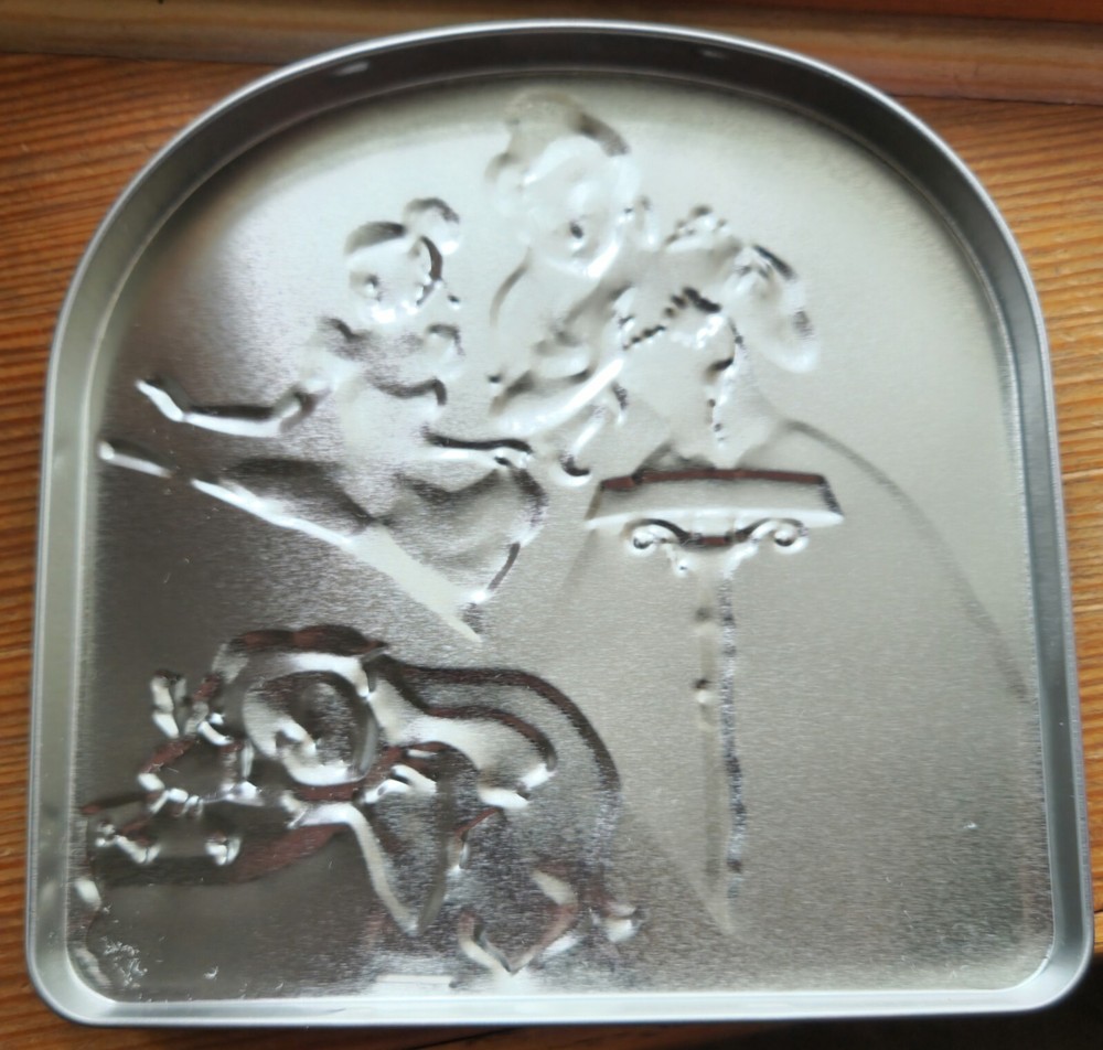 Disney Princess Handled Tin Box with Chalk Board Back