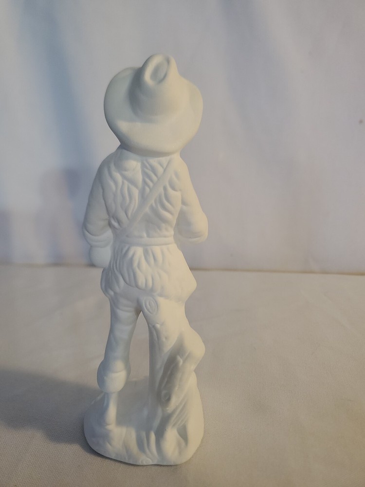 Atlantic Nativity Boy with Horn 7" Ceramic Bisque, Ready to Paint
