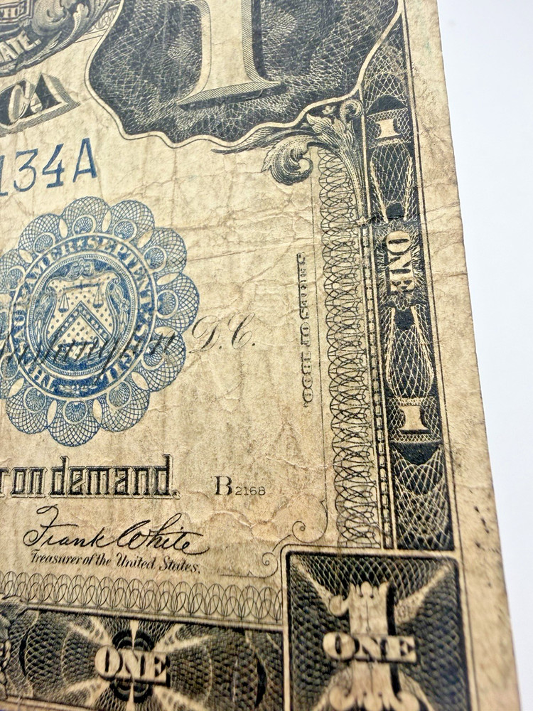 1899 $1 Silver Certificate “Black Eagle” Note Speelman / White Extremely RARE!!