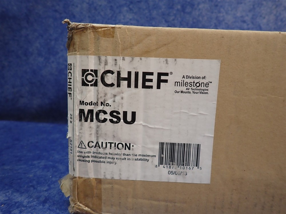 NEW Chief MCSU Mid Size Ceiling Flat Panel TV Mount (Q15)