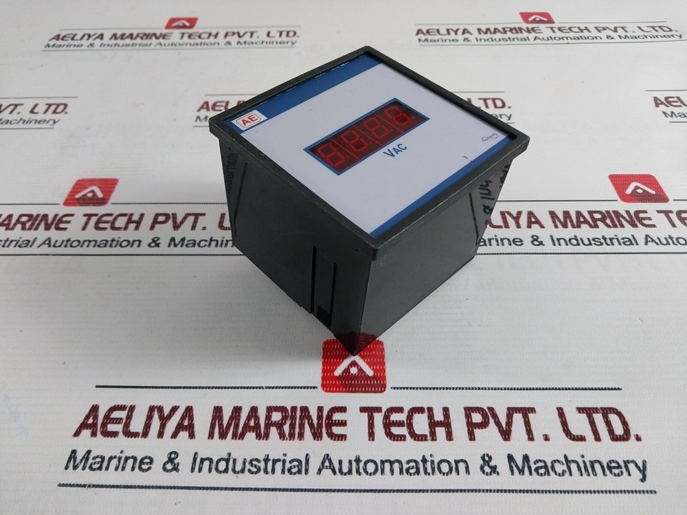 AE Digital AC Single Phase Voltmeter 0-600 Vac