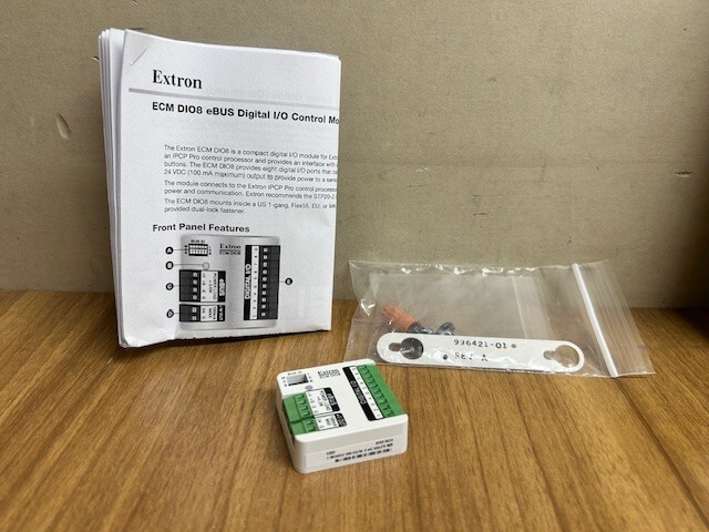 Extron 60-1662-11 ECM DIO8 eBUS Digital I/O Control Module