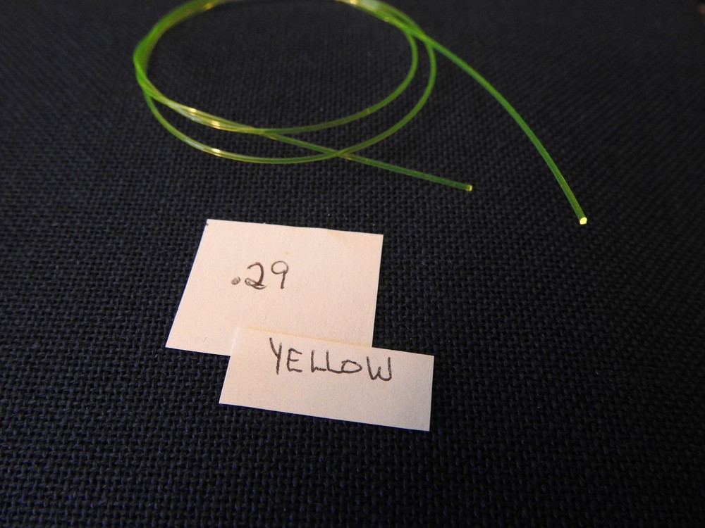 FIBER OPTICS, .029 YELLOW