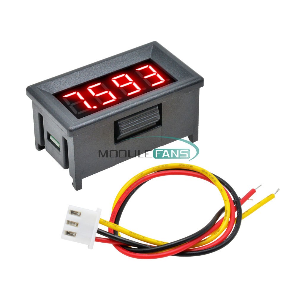 1-10pcs DC 0-100V LED Digital Display Voltmeter LED Voltage Panel Meter new