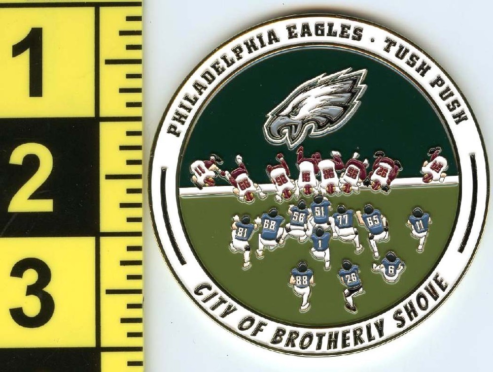 Philadelphia Eagles "TUSH PUSH" Challenge Coin